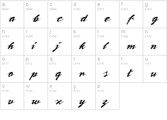 BronxPlain lowercase a-z preview