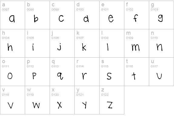 BrookeShappell8 lowercase a-z preview