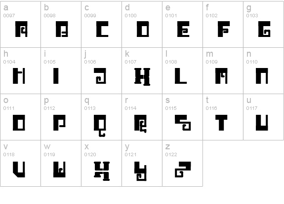 Brrr lowercase a-z preview
