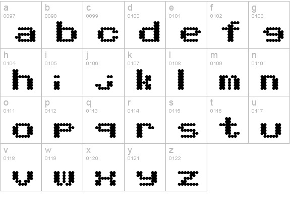 BubbleBath lowercase a-z preview
