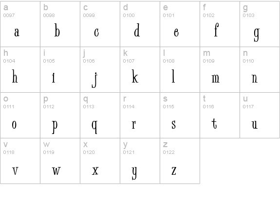 Bud Easy Medium lowercase a-z preview