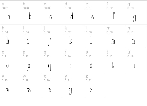 Bud Easy Normal lowercase a-z preview