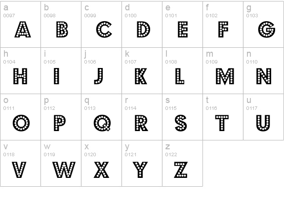 Budmo Jiggler lowercase a-z preview