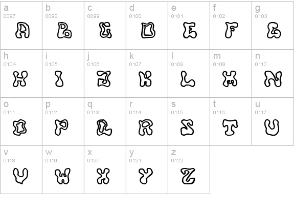 buffy lowercase a-z preview
