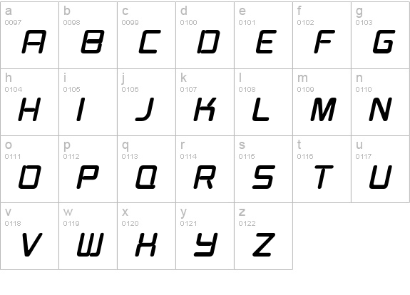Burger Joint Neon Italic JL lowercase a-z preview