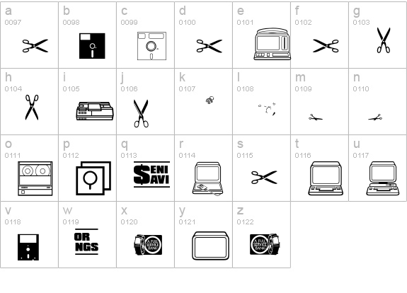 BusinessServicesP02 lowercase a-z preview