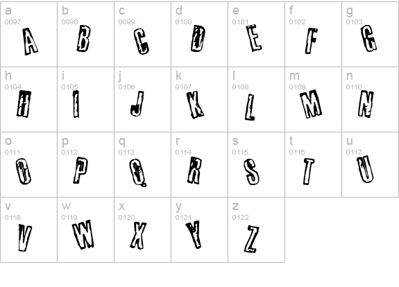 busseta lowercase a-z preview