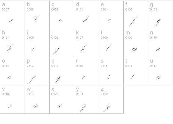Butterfly lowercase a-z preview