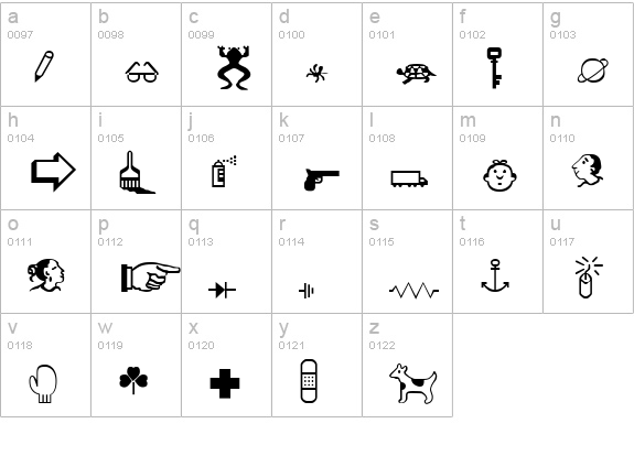 Cairo Medium lowercase a-z preview