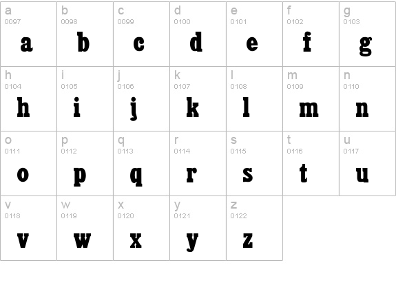 Cairo Regular lowercase a-z preview