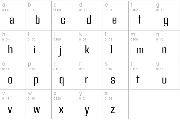 CaliforniaGrotesk-Regular lowercase a-z preview