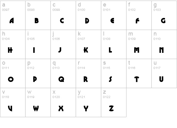 Cameo Appearance NF lowercase a-z preview