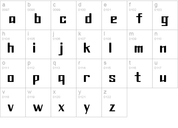 Candy lowercase a-z preview