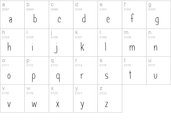 Candy Square BTN Cond Lt lowercase a-z preview