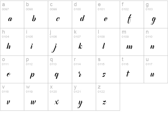 Canela Bark Bold Personal Use lowercase a-z preview