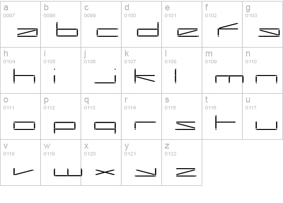 Capacitor regular lowercase a-z preview