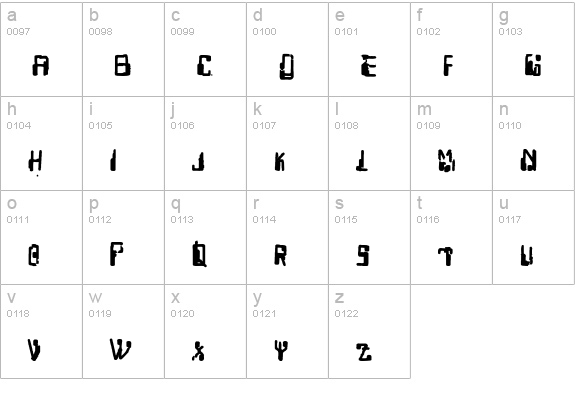 Capricorn38Explo lowercase a-z preview