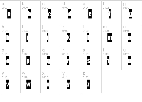 Capsle Bold lowercase a-z preview