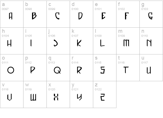 Captain Spandex lowercase a-z preview