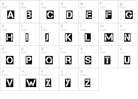Capture it lowercase a-z preview