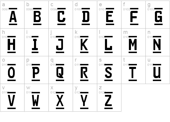 CAR-GO 2 lowercase a-z preview