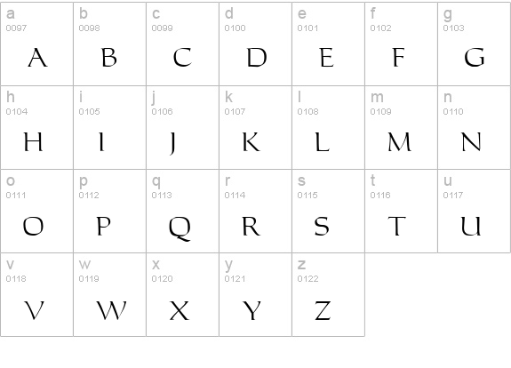 Carla Normal lowercase a-z preview
