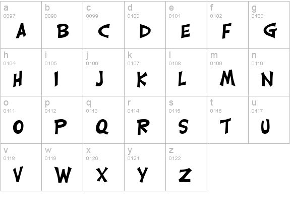 Carlisle Regular lowercase a-z preview