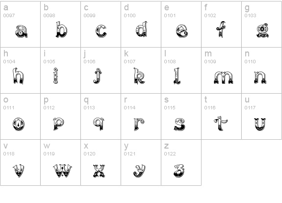 CarnavaleDelight lowercase a-z preview