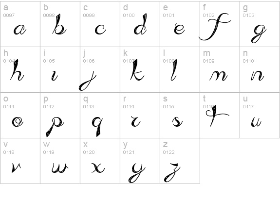 Carnival Day lowercase a-z preview