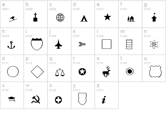 Cartographer Light SSi Light lowercase a-z preview