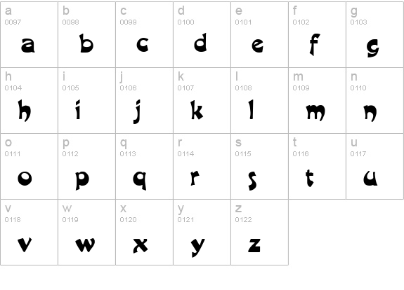 Carwash lowercase a-z preview