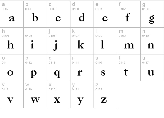 Casablanca Bold lowercase a-z preview