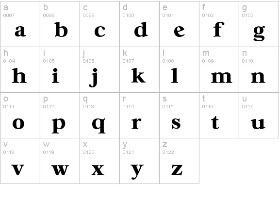 Casablanca-ExtraBold lowercase a-z preview