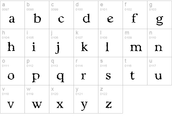 CasablancaRandom-Light-Regular lowercase a-z preview