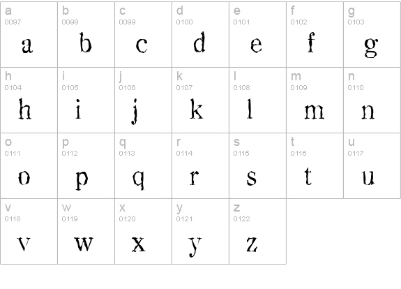 CasadRandom-Light-Regular lowercase a-z preview