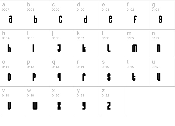 caseconected lowercase a-z preview