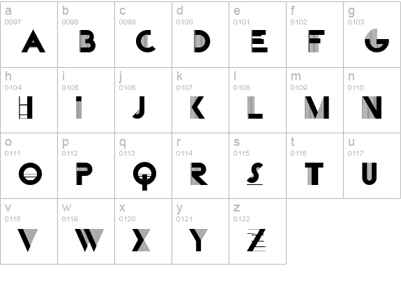 CassandraTwo lowercase a-z preview