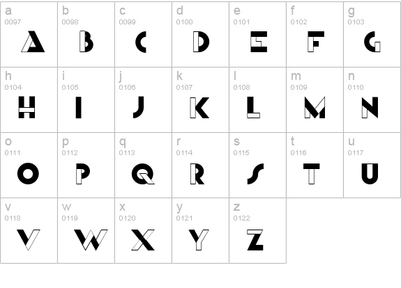CCDutchCourage-BlackAndTan lowercase a-z preview