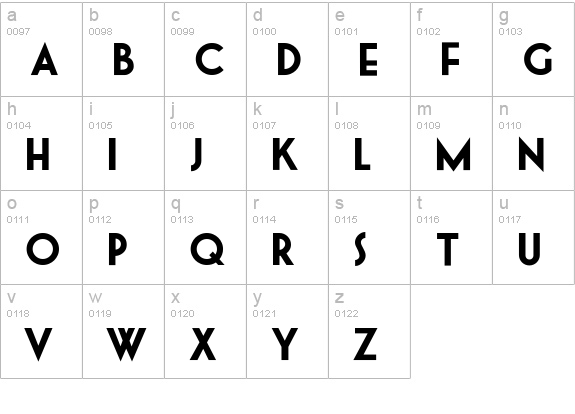 CCDutchCourage-Dark lowercase a-z preview