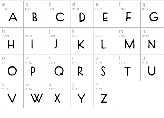 CCDutchCourage-Draught lowercase a-z preview