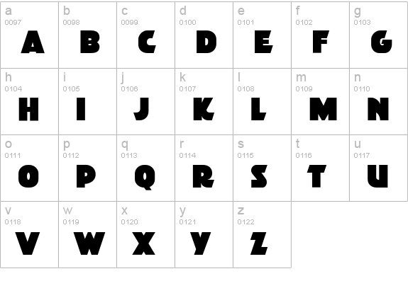 CCStormtrooper lowercase a-z preview