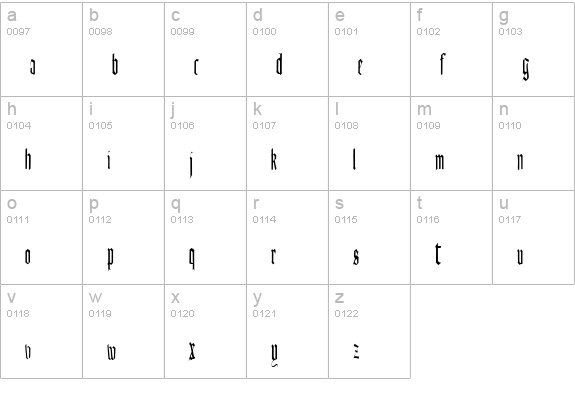 Celebrate Regular lowercase a-z preview