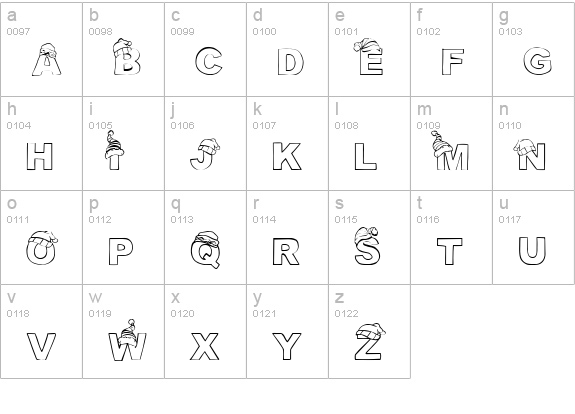 CF Tuques Regular lowercase a-z preview