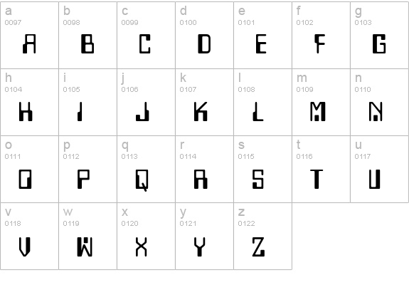 CgComputer lowercase a-z preview