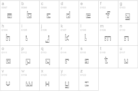 ChallengerOpen lowercase a-z preview