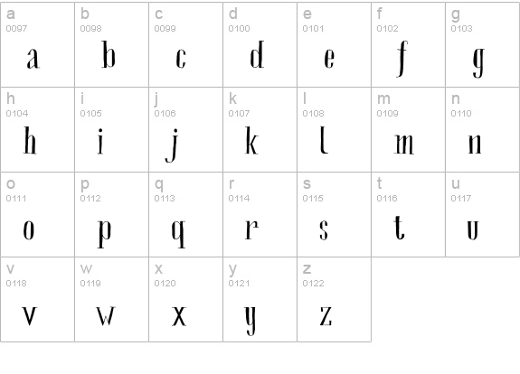 Chameleon Sketch Basic lowercase a-z preview
