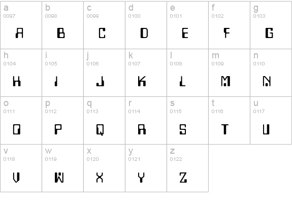 Checkbook lowercase a-z preview