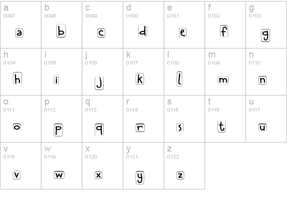 Cheddar Salad BTN Cameo lowercase a-z preview