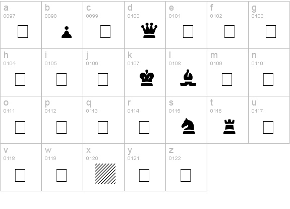 Cheq Bold lowercase a-z preview