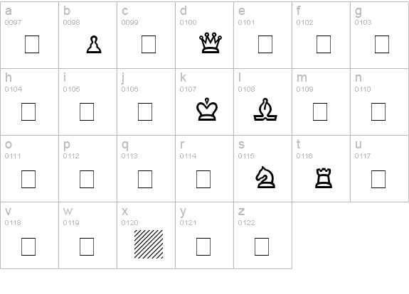 Cheq Normal lowercase a-z preview